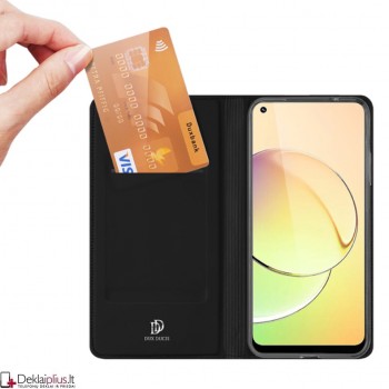 Dux Ducis Skin Pro dirbtinės odos dėklas - juodas (Realme 10) Dux Ducis Skin Pro dirbtinės odos dėklas - juodas (Realme 10)